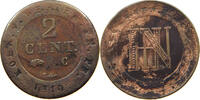 WESTFALEN KÖNIGREICH 2 CENTIMES Hieronymus Napoleon 1807-1813 -