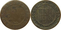 WESTFALEN KÖNIGREICH 3 CENTIMES Hieronymus Napoleon 1807-1813 -