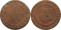 WESTFALEN KÖNIGREICH 3 CENTIMES Hieronymus Napoleon 1807-1813 -