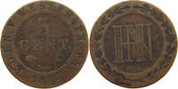 WESTFALEN KÖNIGREICH 3 CENTIMES Hieronymus Napoleon 1807-1813 -