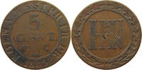 WESTFALEN KÖNIGREICH 5 CENTIMES Hieronymus Napoleon 1807-1813 -