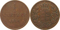 WÜRTTEMBERG 1/2 KREUZER 1844 Wilhelm I. (1816-1864) S 9,00 EUR  + 5,99 EUR frais d'envoi