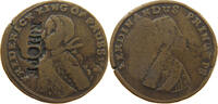 BRANDENBURG PREUSSEN JETON FREDERICK KING OF PRUSSIA / FERDINANDUS PRINCEPS GEGENSTEMPEL -