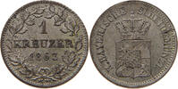 Bayern Maximilian II. Joseph (1848-1864) Kreuzer 1863 ss