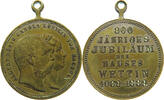 SACHSEN MEDAILLE ALBERT KÖNIG CAROLA KÖNIGIN VON SACHSEN -