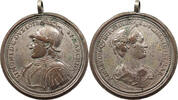 MAGDEBURG MEDAILLE auf Adelheid von Querfurt und Simon I. von Lothringen -