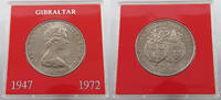 GIBRALTAR Elizabeth II. (1952-2022) 25 PENCE 1972 VZ