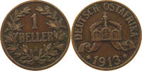 DEUTSCH OSTAFRIKA HELLER 1913 A S 7,00 EUR  + 5,99 EUR frais d'envoi