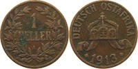 DEUTSCH OSTAFRIKA HELLER 1913 A S 7,00 EUR  + 5,99 EUR frais d'envoi