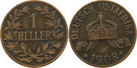 DEUTSCH OSTAFRIKA HELLER 1908 J S 7,00 EUR  + 5,99 EUR frais d'envoi