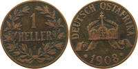 DEUTSCH OSTAFRIKA HELLER 1908 J S 7,00 EUR  + 5,99 EUR frais d'envoi