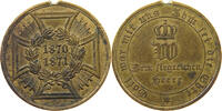 PREUSSEN MEDAILLE Wilhelm II. (1871), Deutsch-Französischer Krieg 1870/71, Dem Siegreichen Heere -