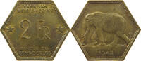 BELGIAN CONGO 2 FRANCS -