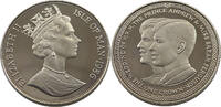 ISLE OF MAN 1 CROWN ELIZABETH II. (1952-2022) Prince Andrew s and Miss Sarah Fergusons Wedding -