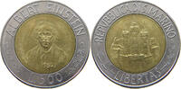 SAN MARINO 500 LIRE EINSTEIN -
