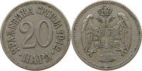 SERBIA 20 PARA PETAR I. (1903-1918) -