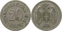 SERBIA 20 PARA PETAR I. (1903-1918) -