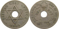 BRITISH WEST AFRICA 1 PENNY GEORGE VI. (1936-1952) -