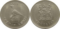 RHODESIA 20 CENTS ELIZABETH II. (1952-2022) -
