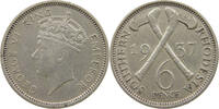 SOUTHERN RHODESIA 6 PENCE GEORGE VI. (1936-1952) -