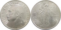 ITALY 5 LIRE VITTORIO EMANUELE III. (1900 - 1946) RESTRIKE COPY NACHPRÄGUNG SILVER -