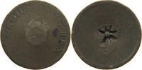 GREAT BRITAIN HALFPENNY GEORGE III. (1760-1820) GEORGE III. (1760-1820) COUNTERMARKED STAR -