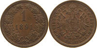 HAUS HABSBURG 1 KREUZER 1891 A FRANZ JOSEPH I. (1848-1916) SS 10,00 EUR  + 7,50 EUR frais d'envoi