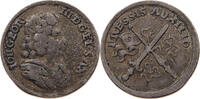 SACHSEN ALBERTINISCHE LINIE MEDAILLE Johann Georg III. 1680-1691. Miniaturmedaille o.J. (nach 1685/1690) (v. Omeis) -