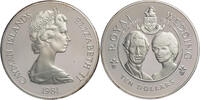 Cayman Islands 10 Dollars Elizabeth II. (1952-2022) - Auf die Hochzeit von Charles und Diana -