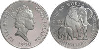 Cook Inseln 10 Dollar African Elephants -