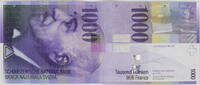 Schweiz 1000 Franken 8. Serie (1996-2012) - Jacob Burckhardt -