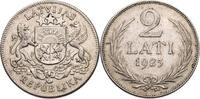 Lettland 2 Lati Kursmünze (1925-1926) -