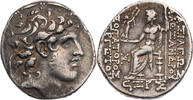 Königreich der Seleukiden Tetradrachme Alexander I. Balas, Kopf mit Diadem / Zeus Nikephoros -