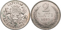 Lettland 2 Lati Kursmünze (1925-1926) -