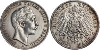 Kaiserreich, Preussen 3 Mark Wilhelm II. (1888-1918) - Kursmünze (1905-1912) -