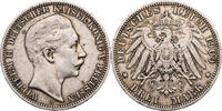 Kaiserreich, Preussen 3 Mark Wilhelm II. (1888-1918) - Kursmünze (1905-1912) -