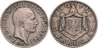 Albanien 1 Frang Zog I. (1928-1939) - Kursmünze (1935-1937) -