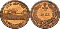 Medaille 1863 USA Patriotische Bürgerkriegsmedaille vz