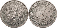 Weimarer Republik 3 Reichsmark 1000 Jahre Nordhausen -