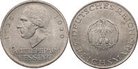 Weimarer Republik 3 Reichsmark Zum 200. Geburtstag von Gotthold Ephraim Lessing -