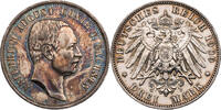 Kaiserreich, Sachsen 3 Mark Friedrich August III. (1904-1918) - Kursmünze (1908-1913) -