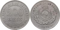 Brasilien 200 Reis Pedro II. -