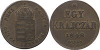 Ungarn 1 Krajczár War of Independence Coinage -