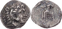 Königreich der Seleukiden Hemidrachme Seleukos I. Nikator im Namen Alexanders III. d. Großen, Mzst. Marathus, RR! -