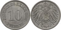 Kaiserreich 10 Pfennig Kursmünze (1890-1916) -