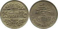 Libanon 25 Piastres Kursmünze -