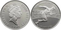 Cook Inseln 10 Dollar Olympiade in Barcelona 1992 - Sprint -