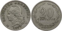 Argentinien 20 Centavos Kursmünze -