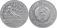 Bulgarien 25 Leva Olympische Spiele 1988 in Calgary -