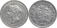 Ceylon 25 Cents Victoria (1837-1901) - Kursmünze (1892-1900) -